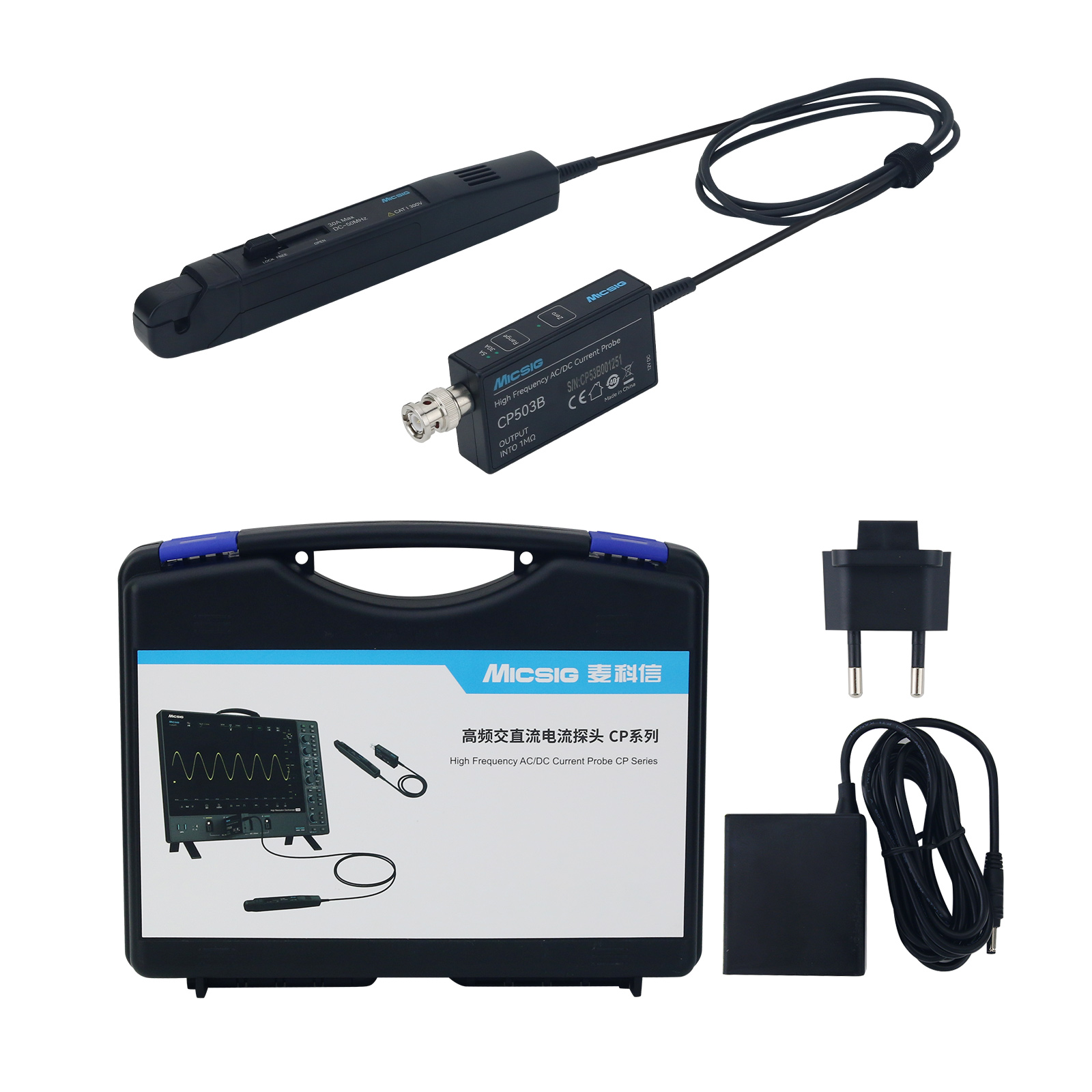 GOOD Micsig CP503B 50MHz 5A/30 – Current Probe Ac Dc 50Mhz Oscilloscope Bewertung und Preis